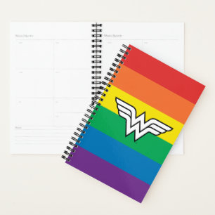 Wonder Woman Rainbow Logo Planner
