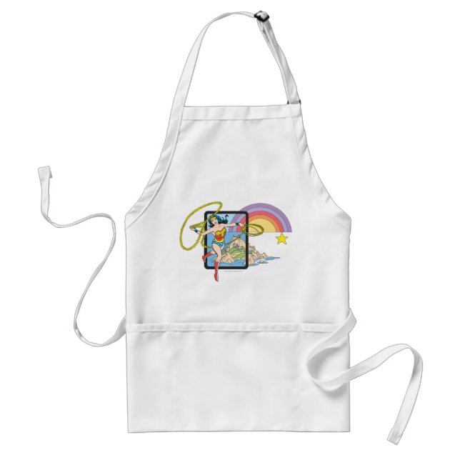 Wonder Woman Rainbow Standard Apron (Front)