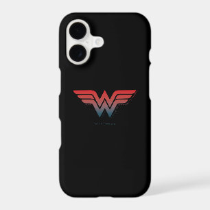 Wonder Woman Red Blue Gradient Logo