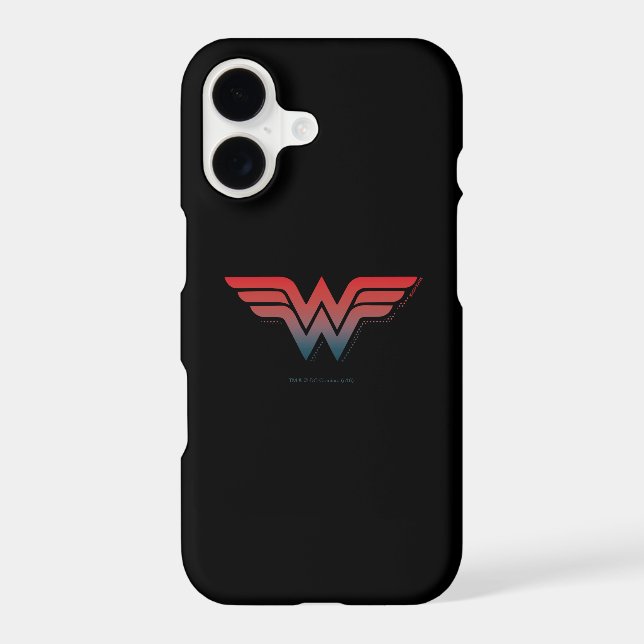 Wonder Woman Red Blue Gradient Logo (Verso)