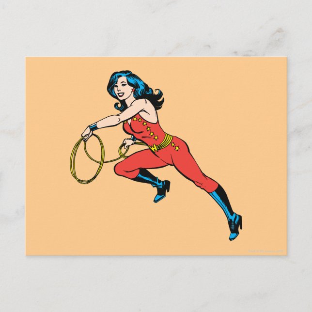 Wonder Woman Red Outfit Postcard (Front)
