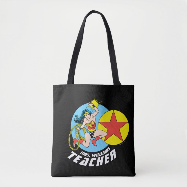 Wonder Woman Red Star Tote Bag (Front)