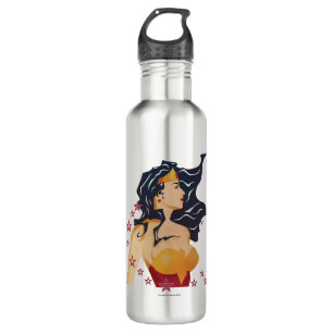 Wonder Woman Retro Profile Sunburst 710 Ml Water Bottle