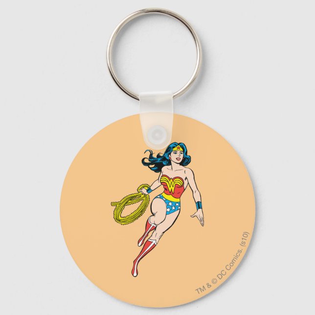 Wonder Woman Run Keychain (Front)