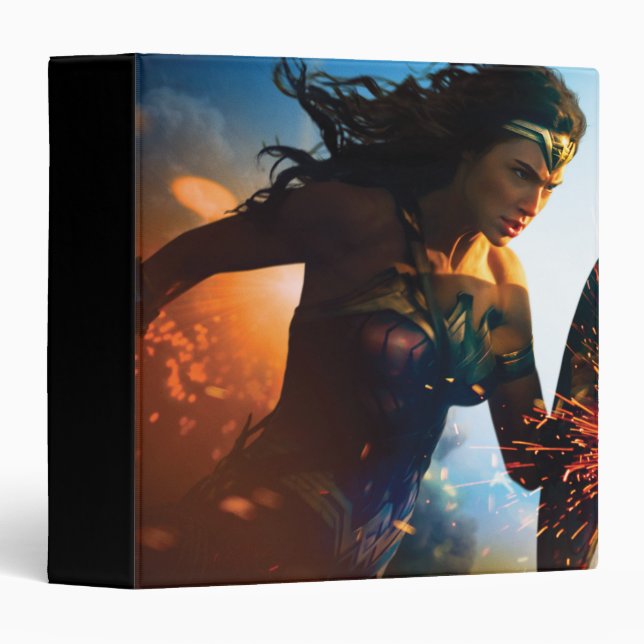 Wonder Woman Running on Battlefield Binder (Front/Spine)