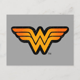 Wonder Woman   Seasonally Inspired Logo Postcard