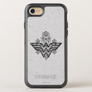 Wonder Woman Spiritual Paisley Hamsa Logo OtterBox Symmetry iPhone 8/7 Case