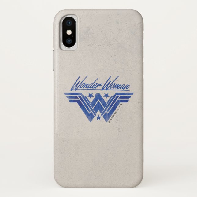 Wonder Woman Stacked Stars Symbol Case-Mate iPhone Case (Back)