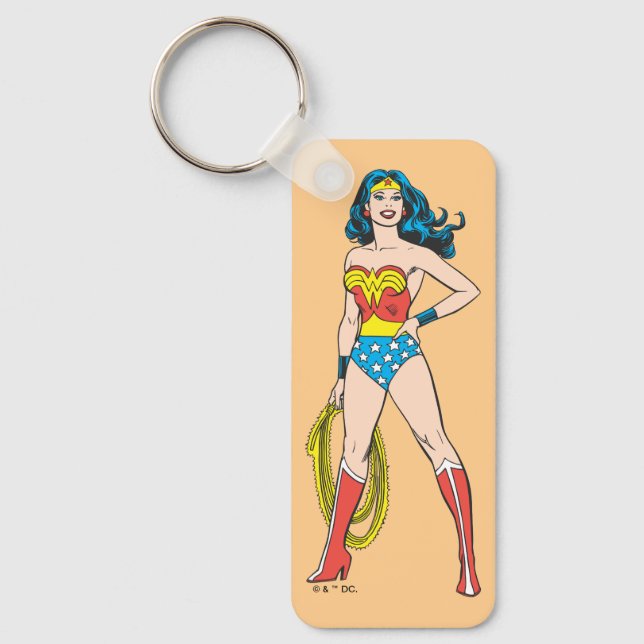 Wonder Woman Standing Keychain (Front)