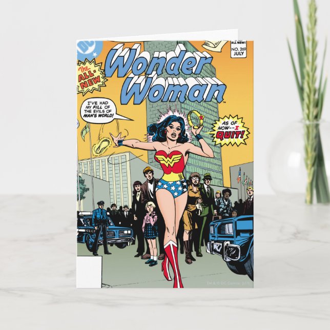 Wonder Woman Starring Pat Carbine Card (Front)