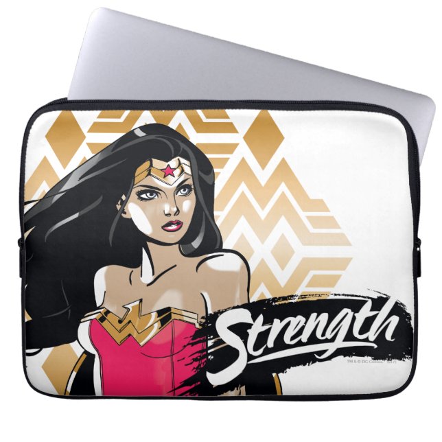 Wonder Woman Strength Laptop Sleeve (Front)
