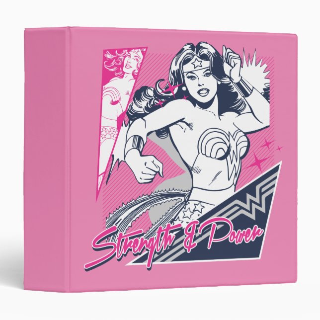 Wonder Woman Strength & Power Binder (Front/Spine)