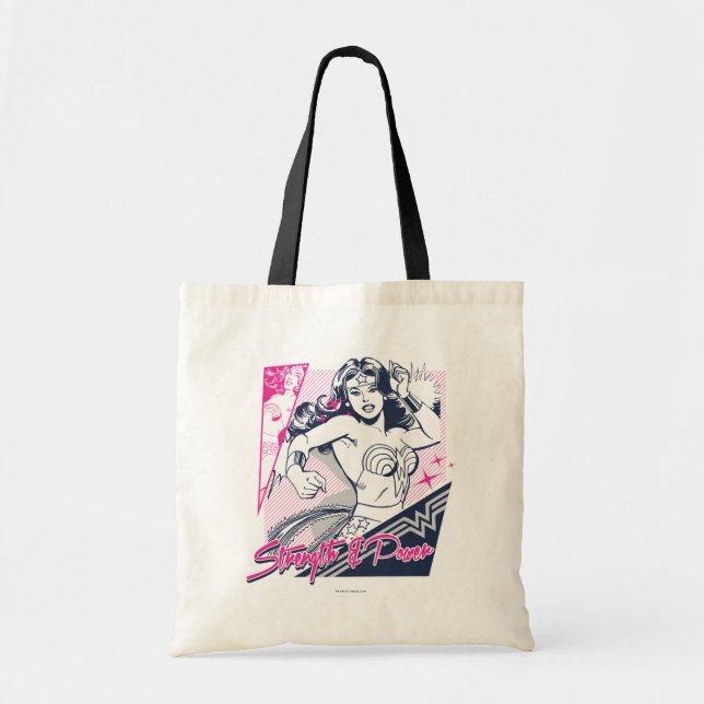 Wonder Woman Strength & Power Tote Bag (Front)