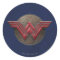 Wonder Woman Symbol Over Concentric Circles