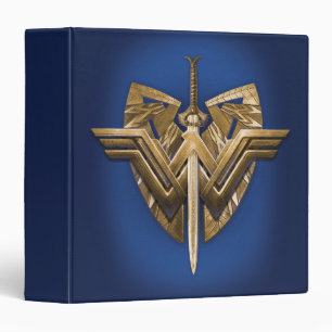 Wonder Woman Symbol With Sword of Justice Binder