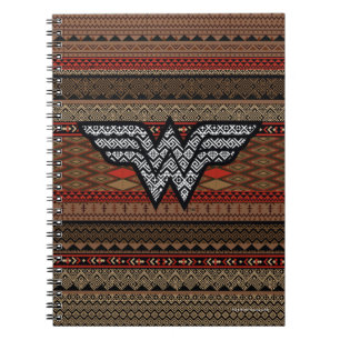 Wonder Woman Tribal Pattern Notebook