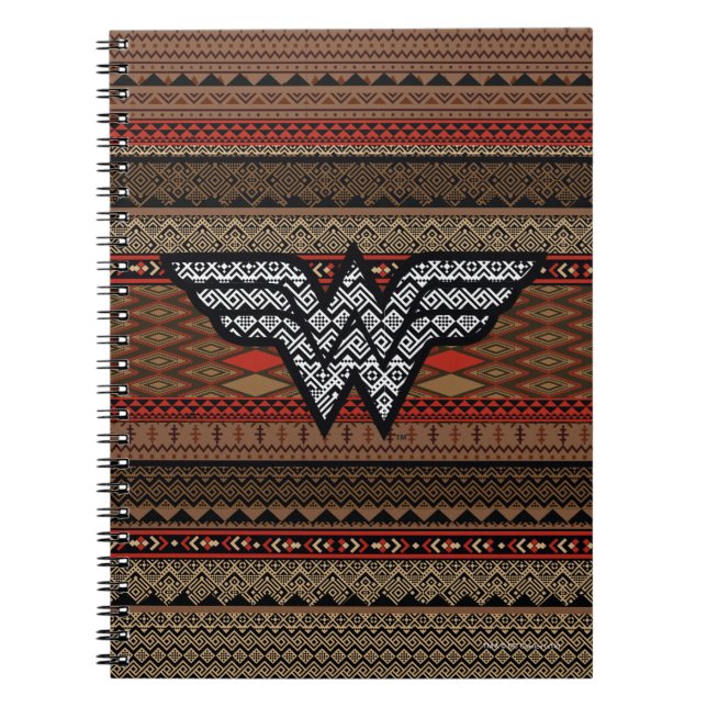 Wonder Woman Tribal Pattern Notebook (Front)