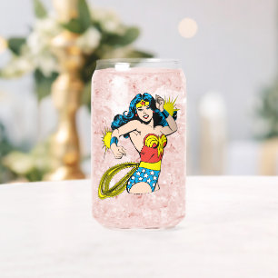 Wonder Woman Twist avec des menottes brillantes