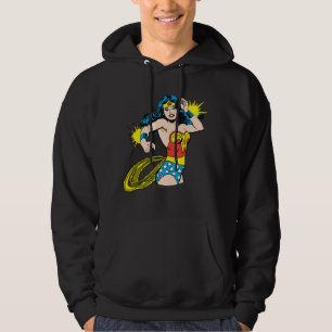 Wonder Woman Twist with Glowing Cuffs Hoodie