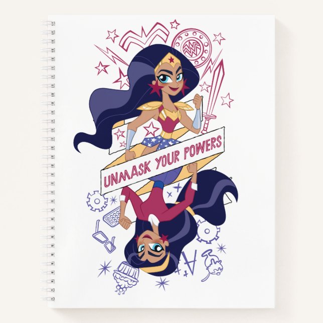 Wonder Woman Unmask Your Powers Notebook (Front)