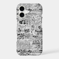 Wonder Woman Vintage Comic Pattern