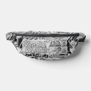 Wonder Woman Vintage Comic Pattern Fanny Pack