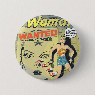 Wonder Woman Wanted 2 Inch Round Button