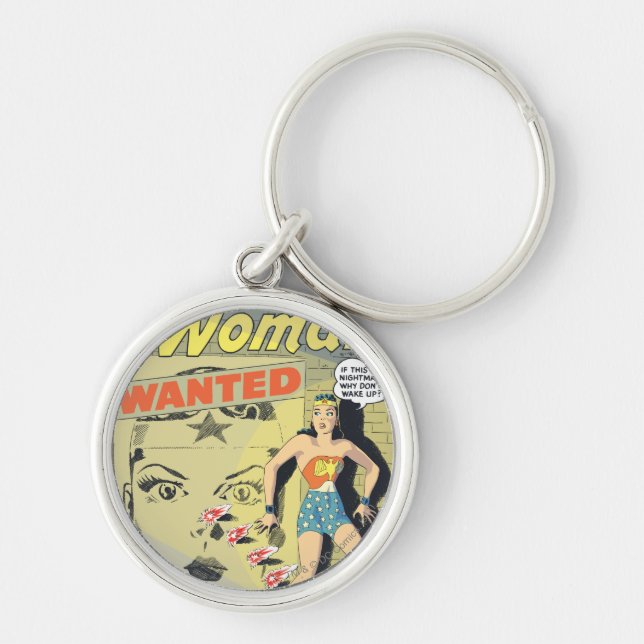 Wonder Woman Wanted Keychain (Front)