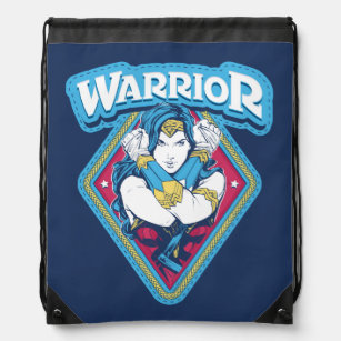 Wonder Woman Warrior Graphic Drawstring Bag