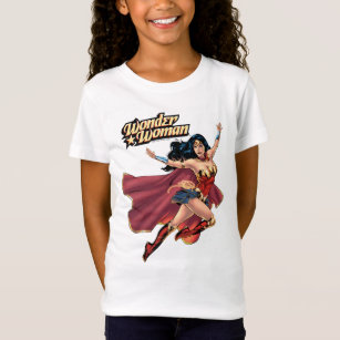 Wonder Woman Wearing Cape T-Shirt