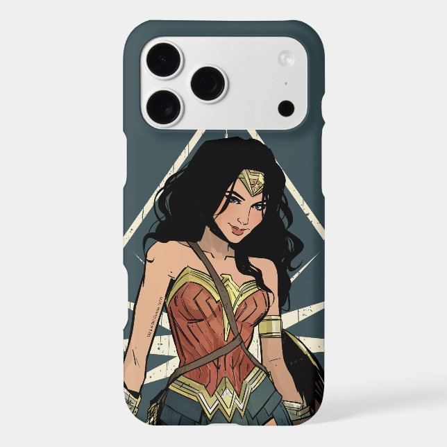 Wonder Woman With Sword Comic Art (Verso)