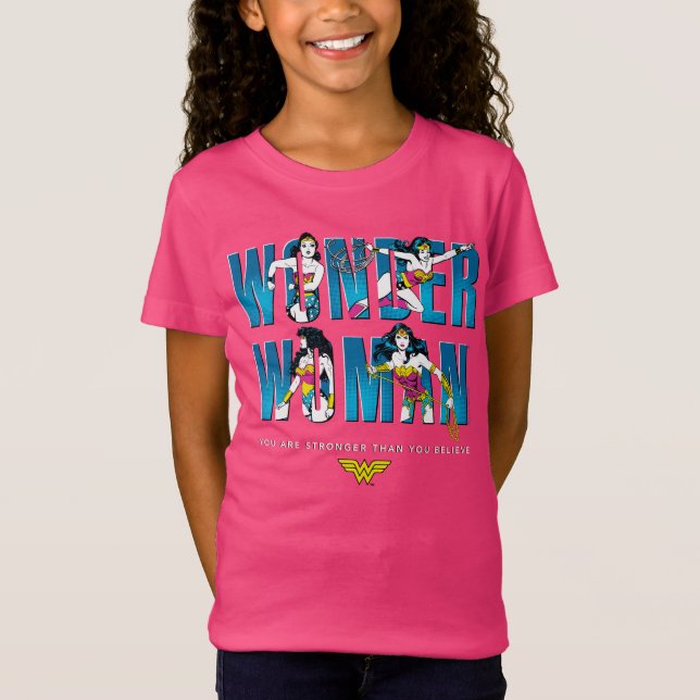 Wonder Woman "You Are Stronger Than You Believe" T-Shirt (Front)
