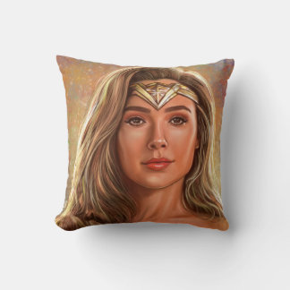 wonder women throwing pillow