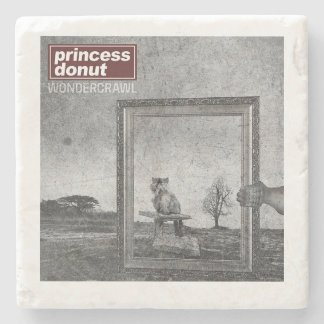 Wondercrawl by Princess Doughnut T-Shirt Stone Coaster