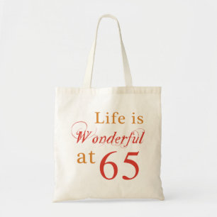 Wonderful 65th Birthday Gifts Tote Bag
