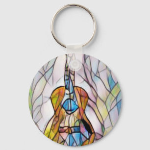 Wonderful Acoustic Guitar Keychain
