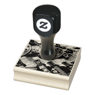 Wonderful Acoustic Guitar Rubber Stamp