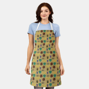 Wonderful Ancient Symbols Pattern Apron