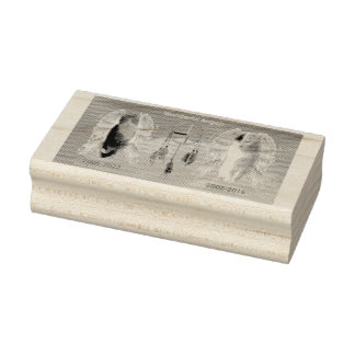 Wonderful Angels 3.8 x 7.6cm Wood Art Stamp