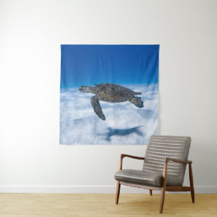 Wonderful Aquatic Turtle Tapestry