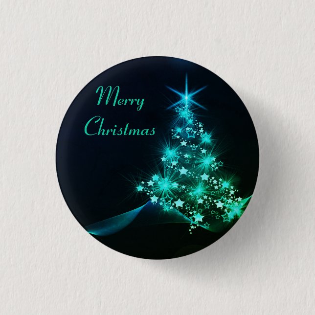 Wonderful, Awesome, Gorgeous Christmas Tree   1 Inch Round Button (Front)