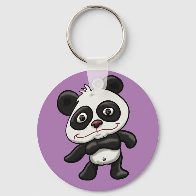Wonderful Cartoon Panda Keychain (Front)