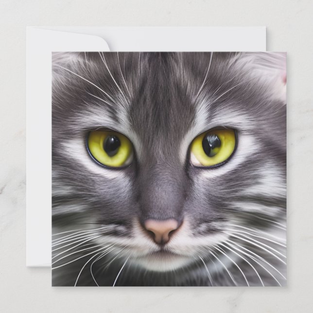 Wonderful cat portrait     (Front)