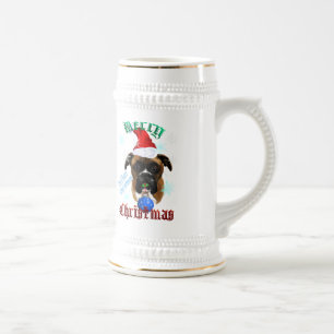 Wonderful-Christmas Boxer Dog Mugs