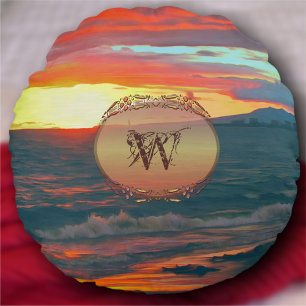 Wonderful Day 1490 Round Pillow