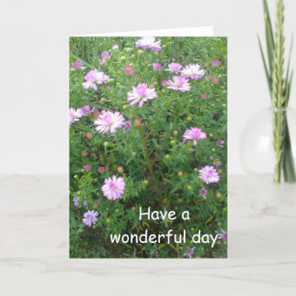 wonderful day greetings card
