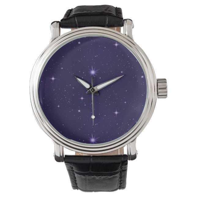 Wonderful Design related to space and galaxy Watch (Front)