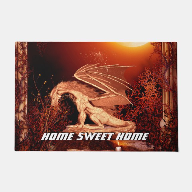 Wonderful dragon doormat (Front)