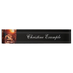 Wonderful dragon nameplate