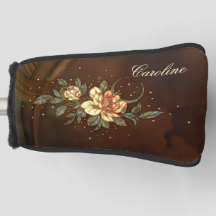 Wonderful elegant flower. golf head cover